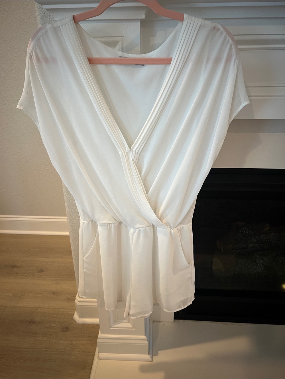 Women’s Naked Zebra Off White Short Romper